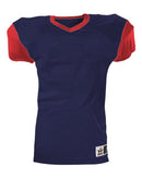 Alleson Athletic Youth Pro Game Football Jersey 751Y - Navy/ Red