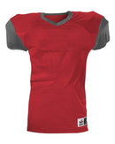 Alleson Athletic Youth Pro Game Football Jersey 751Y - Red/ Charcoal