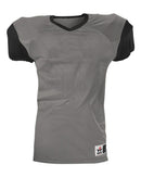 Alleson Athletic Youth Pro Game Football Jersey 751Y - Silver/ Black