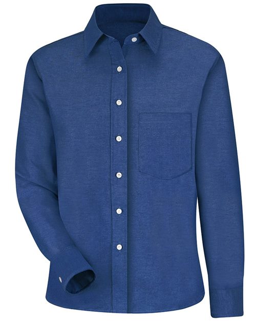 Red Kap Women's Oxford Dress Shirt - Extended Sizes SR75EXT