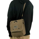 Rothco Canvas Map Case Shoulder Bag With Military Patches. Item