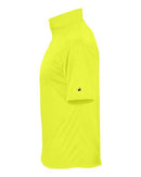Badger B-Core Short Sleeve Quarter-Zip 4199 - Safety Yellow/ Graphite
