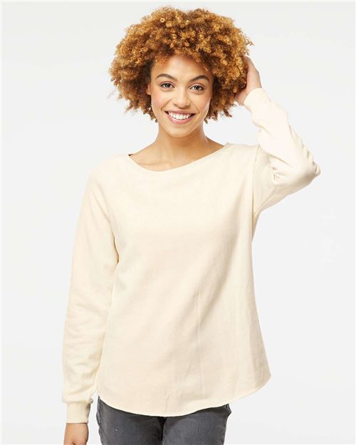 Independent Trading Co. Women's California Wave Wash Crewneck Sweatshirt PRM2000