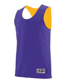Augusta Sportswear Reversible Wicking Tank Top 148 - Purple/ Gold