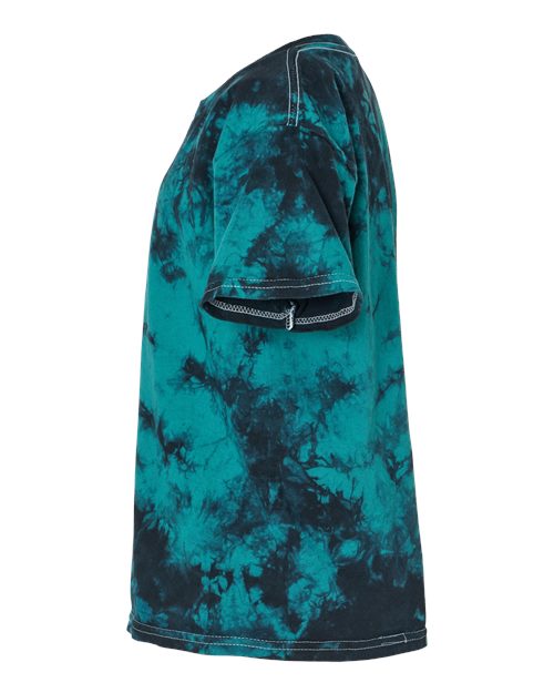 Dyenomite Youth Crystal Tie-Dyed T-Shirt 20BCR
