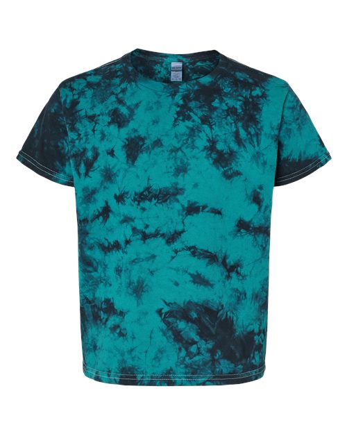Dyenomite Youth Crystal Tie-Dyed T-Shirt 20BCR