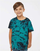 Dyenomite Youth Crystal Tie-Dyed T-Shirt 20BCR