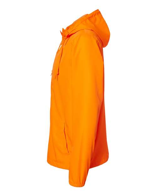 Independent Trading Co. Lightweight Windbreaker Full-Zip Jacket EXP54LWZ - Safety Orange