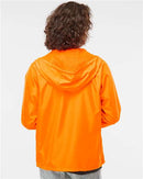 Independent Trading Co. Lightweight Windbreaker Full-Zip Jacket EXP54LWZ - Safety Orange