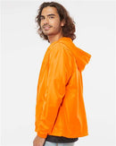 Independent Trading Co. Lightweight Windbreaker Full-Zip Jacket EXP54LWZ - Safety Orange