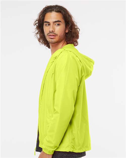 Independent Trading Co. Lightweight Windbreaker Full-Zip Jacket EXP54LWZ - Safety Yellow