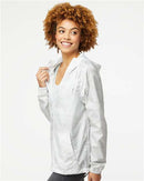 Independent Trading Co. Lightweight Windbreaker Full-Zip Jacket EXP54LWZ - White Camo