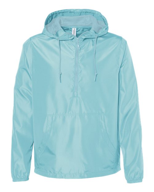 Independent Trading Co. Lightweight Quarter-Zip Windbreaker Pullover Jacket EXP54LWP