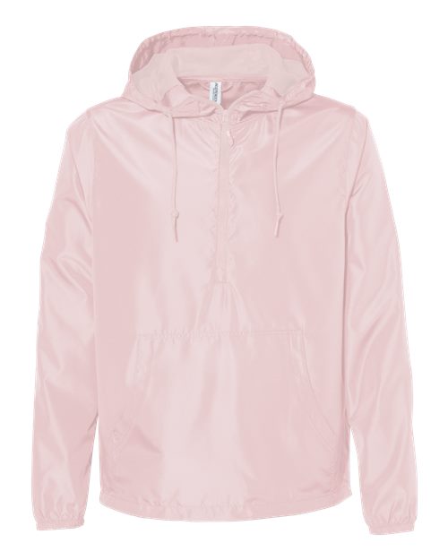 Independent Trading Co. Lightweight Quarter-Zip Windbreaker Pullover Jacket EXP54LWP