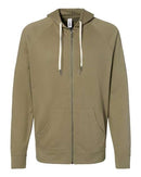 Independent Trading Co. Icon Lightweight Loopback Terry Full-Zip Hooded Sweatshirt SS1000Z