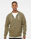 Independent Trading Co. Icon Lightweight Loopback Terry Full-Zip Hooded Sweatshirt SS1000Z