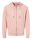 Independent Trading Co. Icon Lightweight Loopback Terry Full-Zip Hooded Sweatshirt SS1000Z