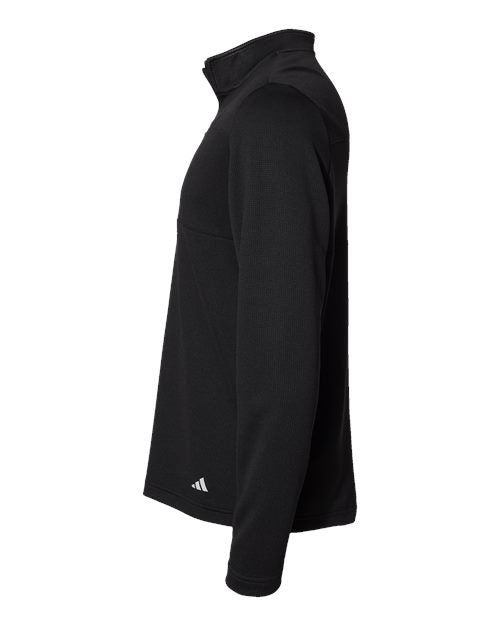 Adidas 3-Stripes Double Knit Quarter-Zip Pullover A482