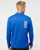 Adidas 3-Stripes Double Knit Quarter-Zip Pullover A482