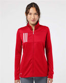 Adidas Women's 3-Stripes Double Knit Full-Zip A483