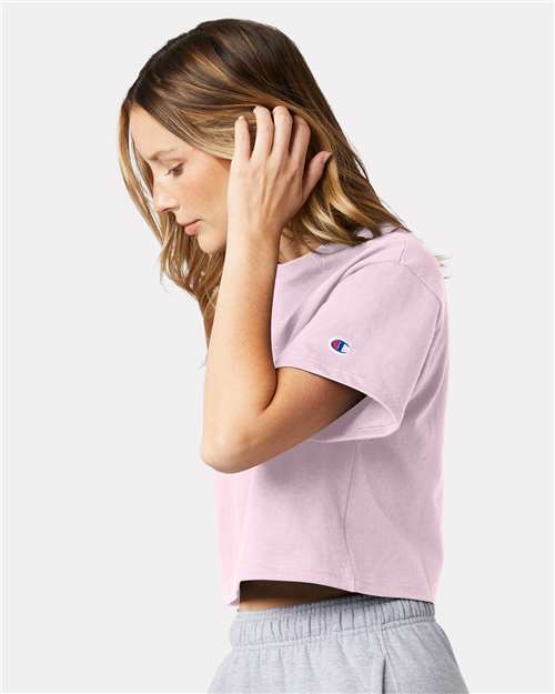 Champion Women's Heritage Jersey Crop T-Shirt T453W