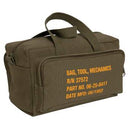 Rothco G.I. Type Zipper Pocket Mechanics Tool Bag With Military Stencil. Item