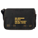 Heavyweight Canvas Classic Messenger Bag With Military Stencil . Item