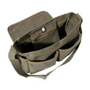 Heavyweight Canvas Classic Messenger Bag With Military Stencil . Item