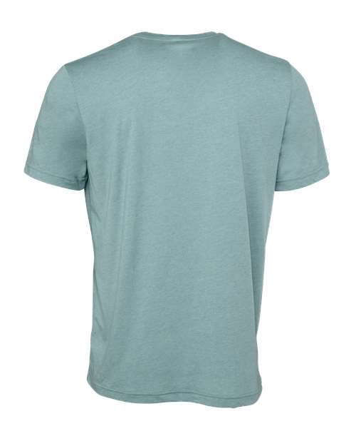 BELLA + CANVAS CVC Jersey Tee 3001CVC - Heather Blue Lagoon