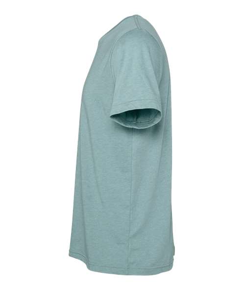 BELLA + CANVAS CVC Jersey Tee 3001CVC - Heather Blue Lagoon