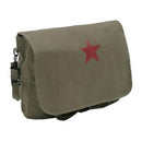 Rothco Vintage Canvas Shoulder Bag With Red Star. Item