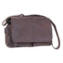 Rothco Brown Leather Classic Messenger Bag. Item