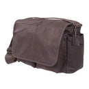 Rothco Brown Leather Classic Messenger Bag. Item