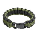 Rothco Two-Tone Paracord Bracelet - Olive Drab / Black. Item