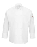 Chef Designs Mimix™ Ten Knot Button Chef Coat with OilBlok 044X