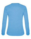 Badger Women's Tri-Blend Long Sleeve T-Shirt 4964 - Columbia Blue Heather