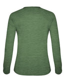 Badger Women's Tri-Blend Long Sleeve T-Shirt 4964 - Forest Heather