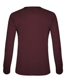 Badger Women's Tri-Blend Long Sleeve T-Shirt 4964 - Maroon