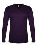 Badger Women's Tri-Blend Long Sleeve T-Shirt 4964 - Purple