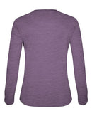 Badger Women's Tri-Blend Long Sleeve T-Shirt 4964 - Purple Heather