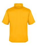 Badger B-Core Short Sleeve Quarter-Zip 4199 - Gold/ Graphite