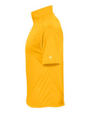 Badger B-Core Short Sleeve Quarter-Zip 4199 - Gold/ Graphite