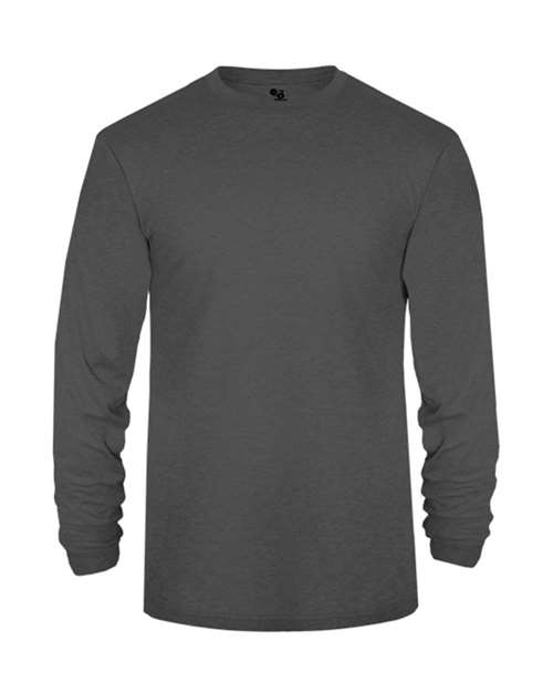 Badger Youth Triblend Long Sleeve T-Shirt 2944 - Graphite