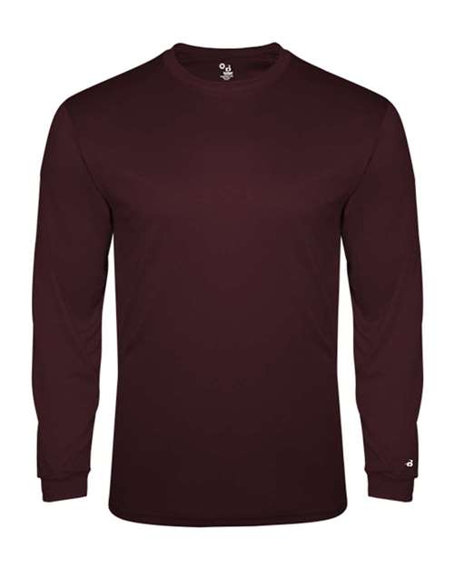 Badger Youth Triblend Long Sleeve T-Shirt 2944 - Maroon