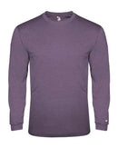Badger Youth Triblend Long Sleeve T-Shirt 2944 - Purple Heather