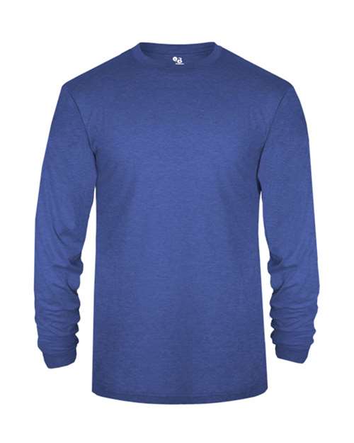 Badger Youth Triblend Long Sleeve T-Shirt 2944 - Royal