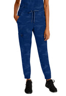 Healing Hands Tate Jogger Camo Pant Petite.  Item 9350P in HH PURPLE LABEL.  Live Chat for Bulk Discounts.