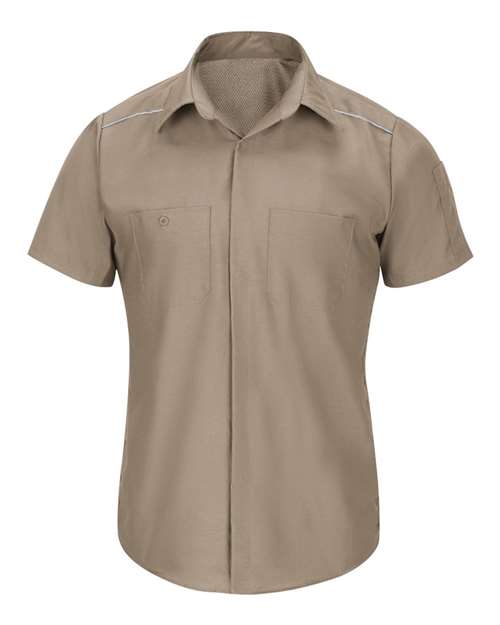 Red Kap Short Sleeve Pro Airflow Work Shirt - Tall Sizes SP4AT
