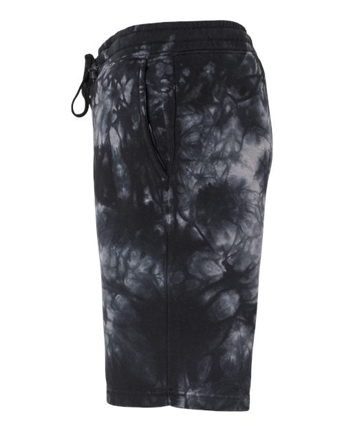 Independent Trading Co. Tie-Dyed Fleece Shorts PRM50STTD