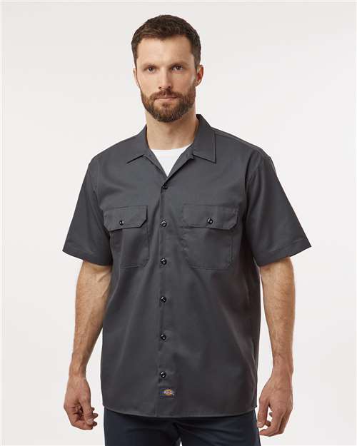 Dickies Short Sleeve Work Shirt - Tall Sizes 2574T